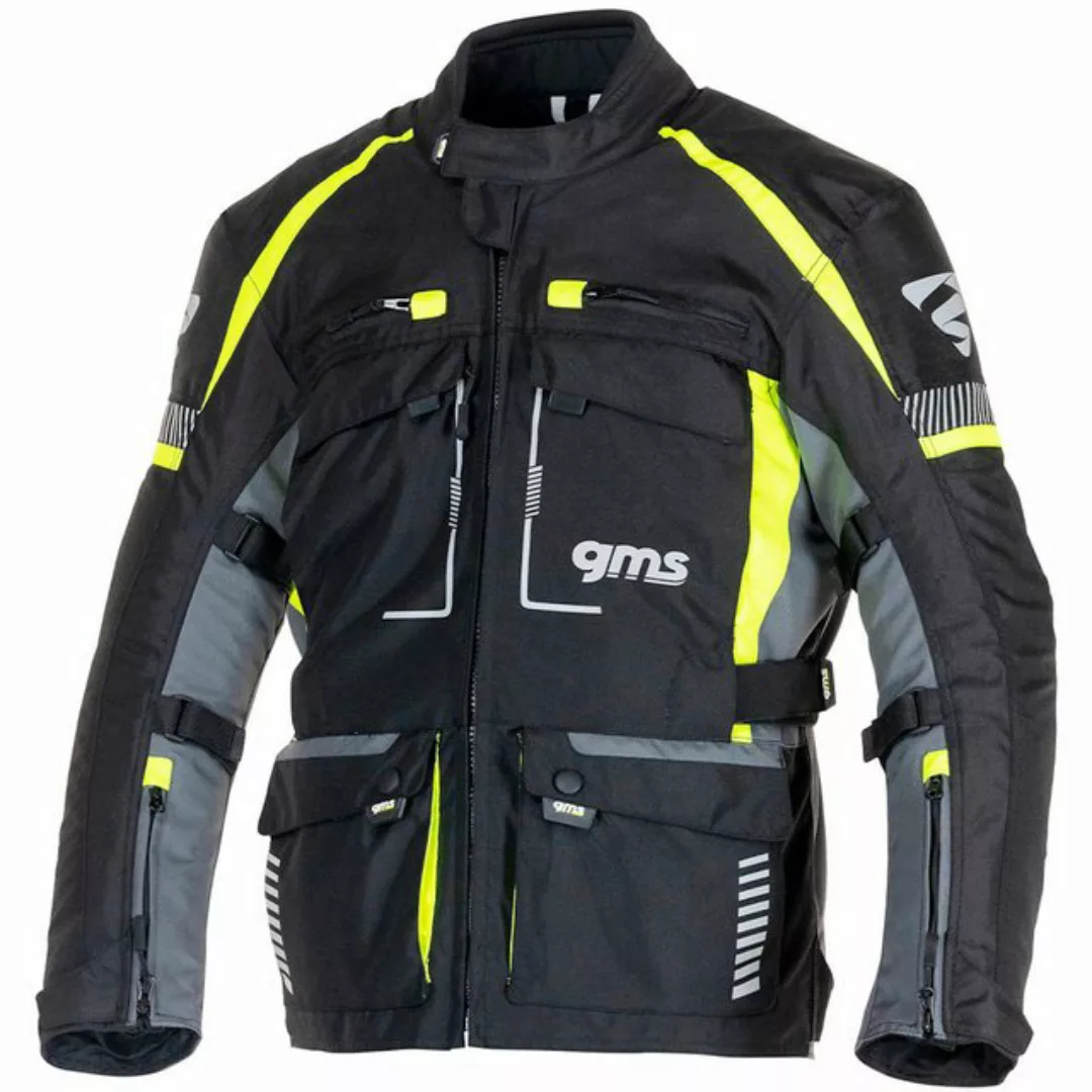 gms Motorradjacke gms Everest 3in1 Tourjacke schwarz / anthrazit / gelb Her günstig online kaufen