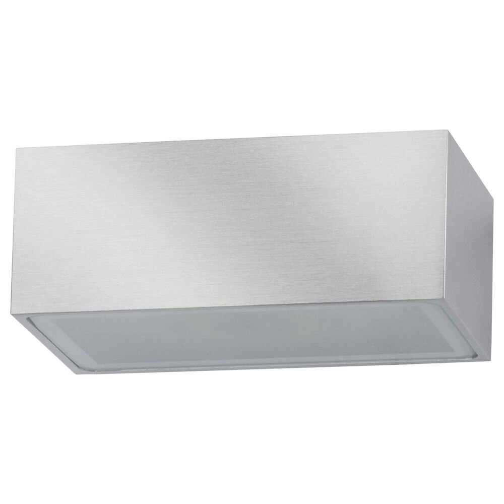 famlights | LED Wandleuchte Eindhoven Aluminium in Silber 130 mm günstig online kaufen