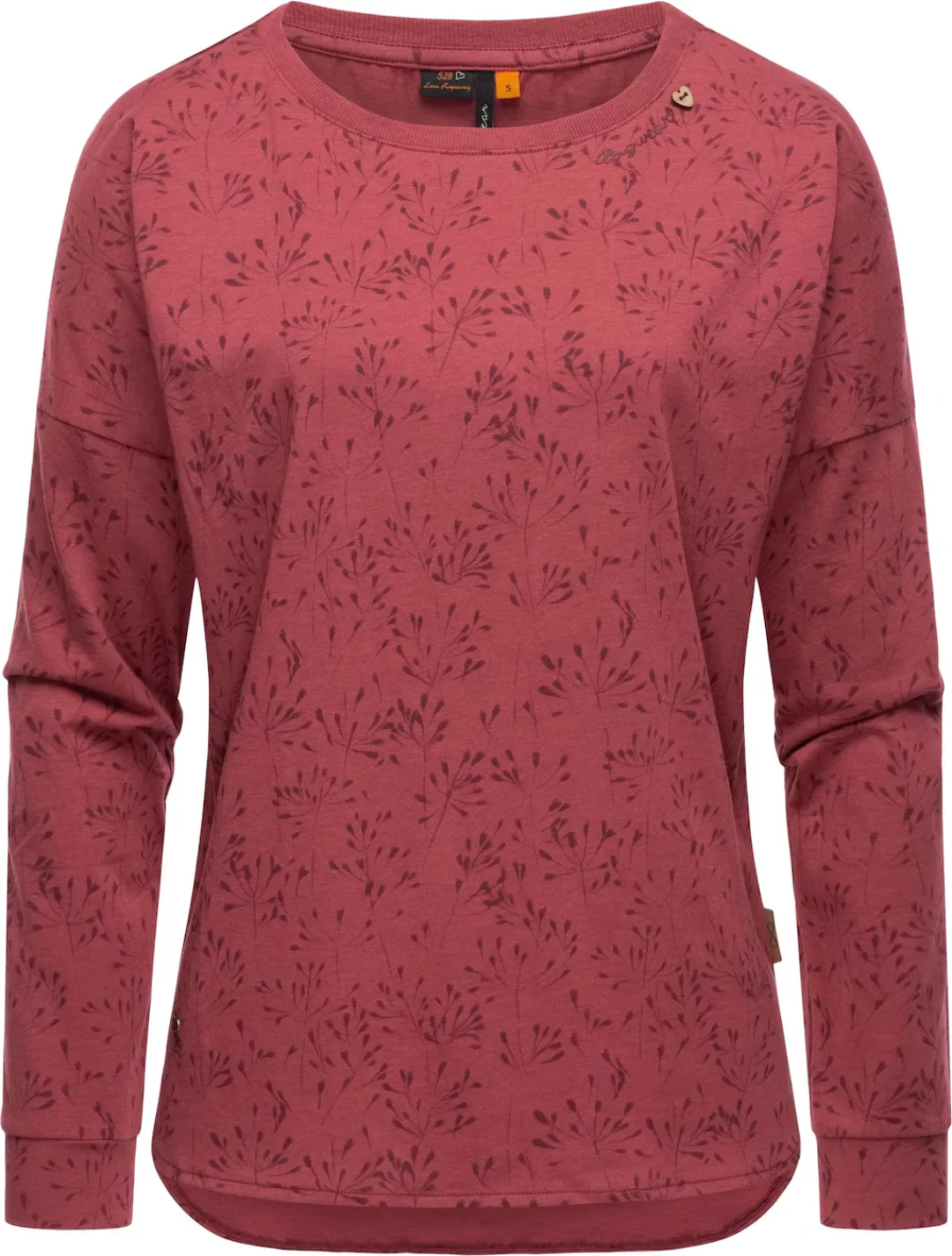 Ragwear Langarmshirt "Shimona Long Flowery", nachhaltigeres Damen Sweatshir günstig online kaufen