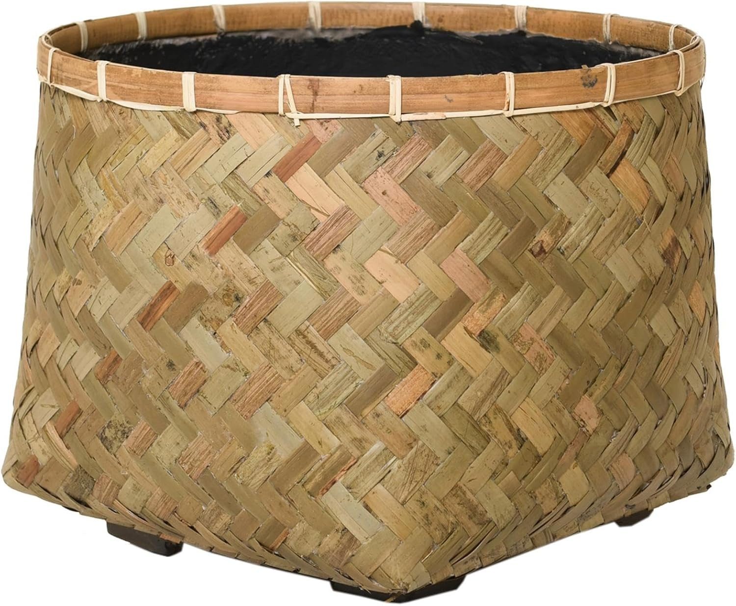 VIVANNO Blumentopf Bambus CISTELLA Rund - günstig online kaufen