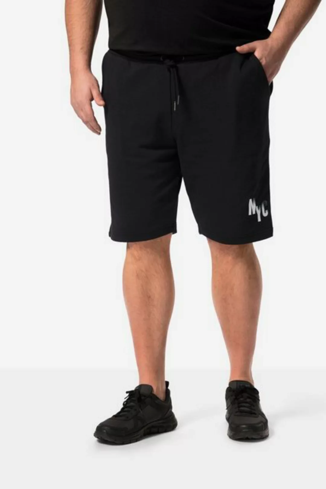 Men Plus Bermudas Men+ Sweatbermuda Elastikbund NYC Print bis 84/86 günstig online kaufen