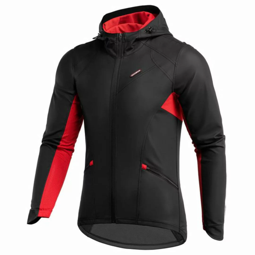 ROCKBROS Fahrradjacke Fahrradjacke Herren (Thermo Softshelljacke für Radfah günstig online kaufen