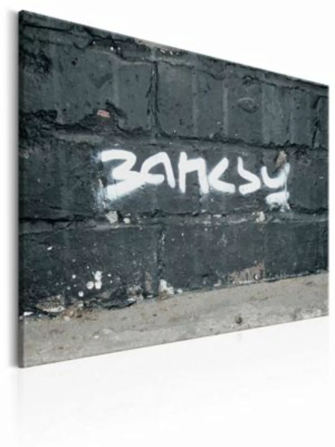 artgeist Wandbild Banksy - Unterschrift mehrfarbig Gr. 60 x 40 günstig online kaufen