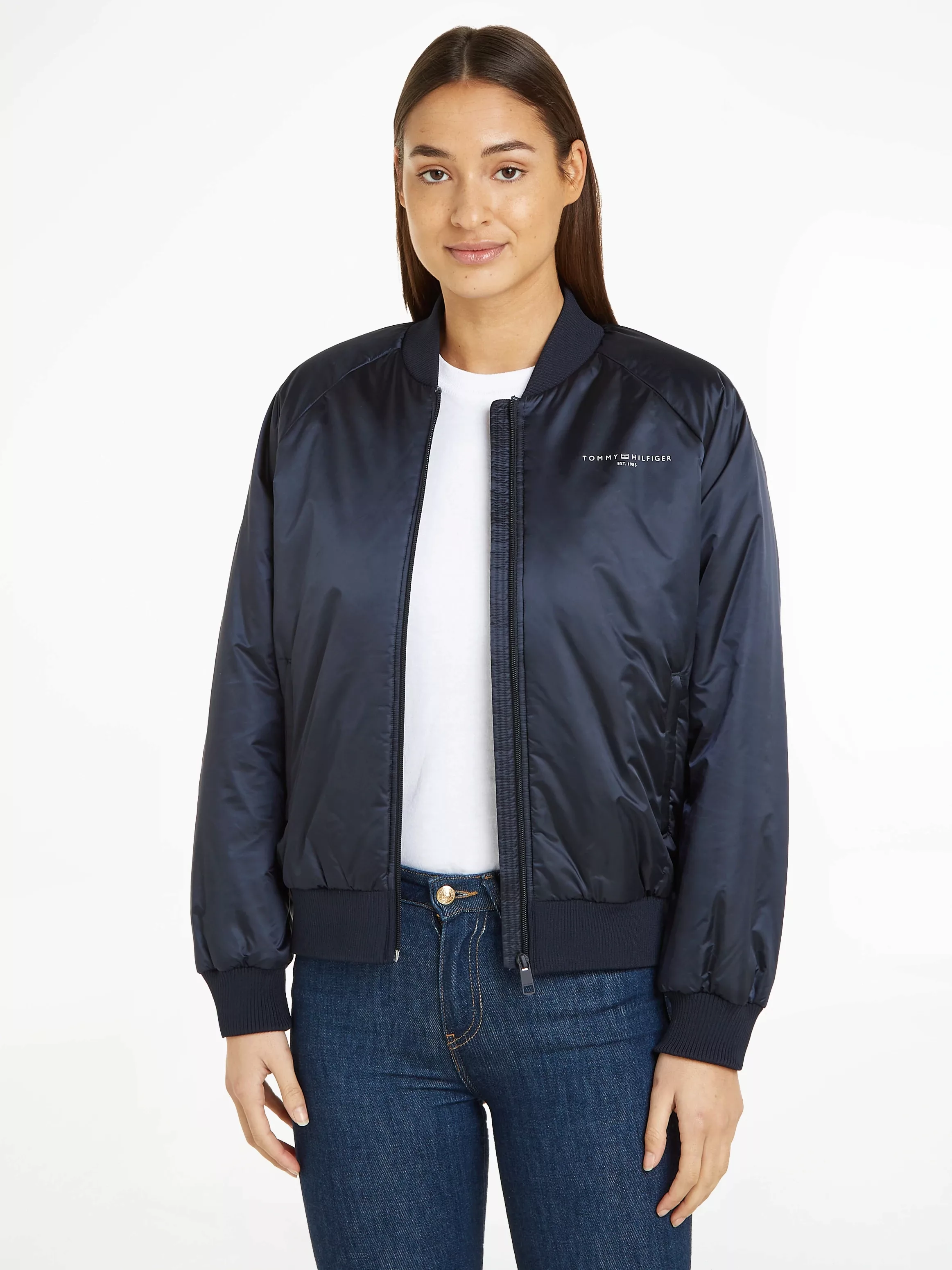 Tommy Hilfiger Bomberjacke "ESS MINI CORP REGULAR BOMBER", mit Tommy Hilfig günstig online kaufen