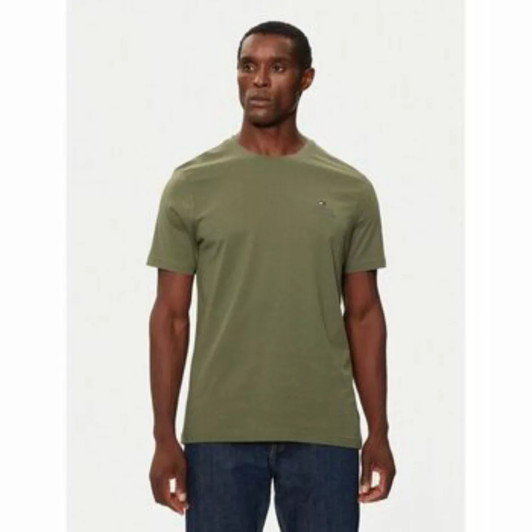 Tommy Hilfiger  T-Shirts & Poloshirts MW0MW36500 STACK TEE-PLI BATTLE GREEN günstig online kaufen