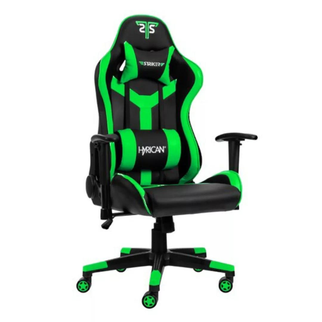 Hyrican Gaming-Stuhl »"Striker Copilot" schwarz/grün, Kunstleder, ergonomis günstig online kaufen