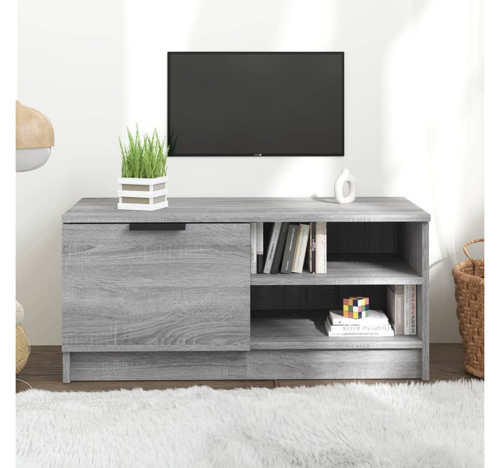 vidaXL TV-Schrank TV-Schrank Grau Sonoma 80x35x36,5 cm Spanplatte Lowboard günstig online kaufen