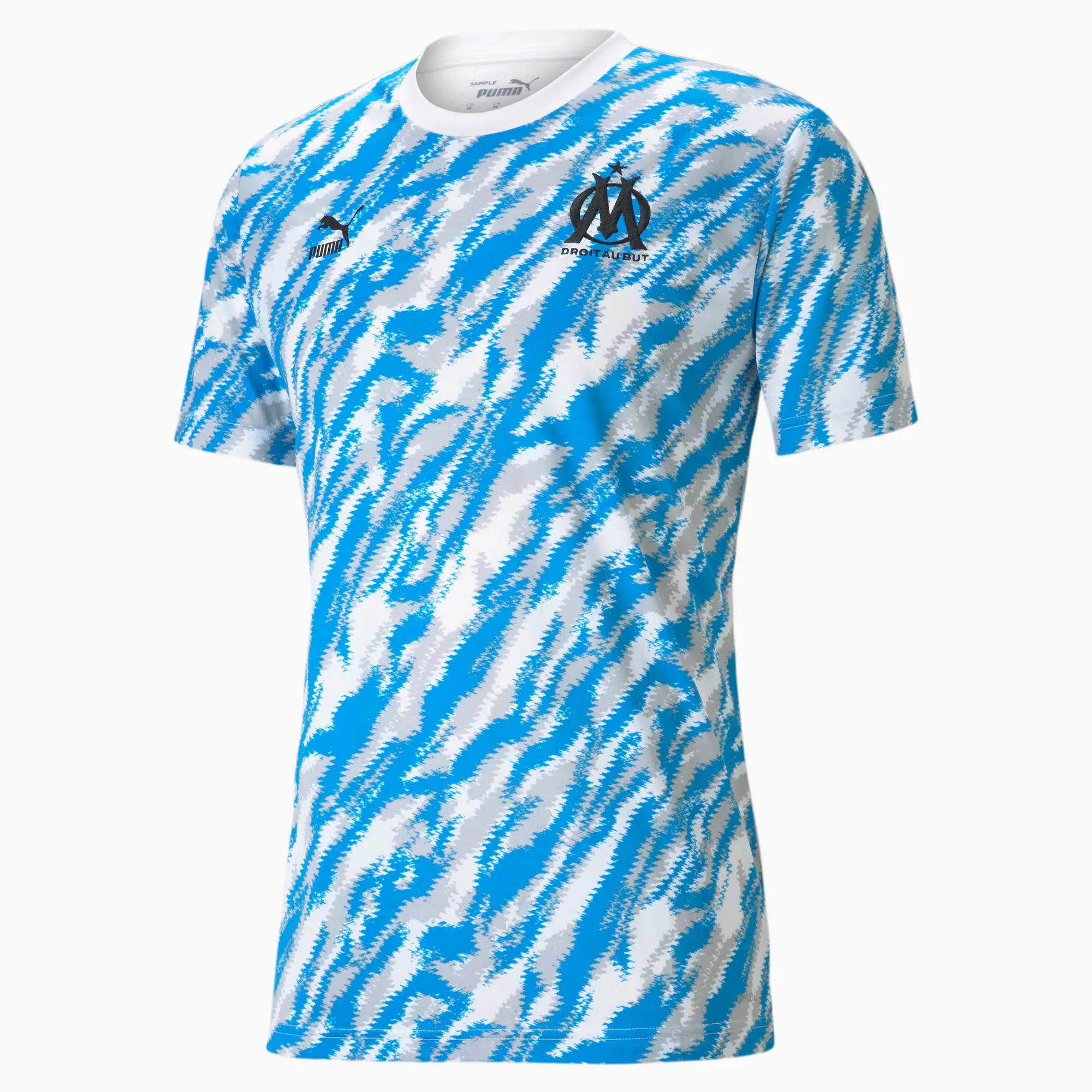 PUMA OM Iconic MCS Herren Fußball-T-Shirt | Mit Aucun | Weiß/Schwarz | Größ günstig online kaufen