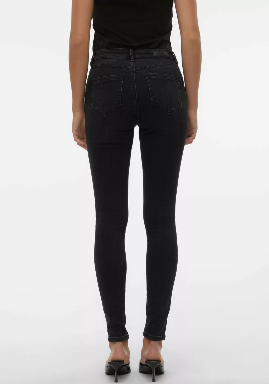 Vero Moda Skinny-fit-Jeans VMFLASH MR SKINNY JEANS LI111 NOOS günstig online kaufen