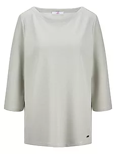Shirt U-Boot-Ausschnitt Emilia Lay weiss günstig online kaufen