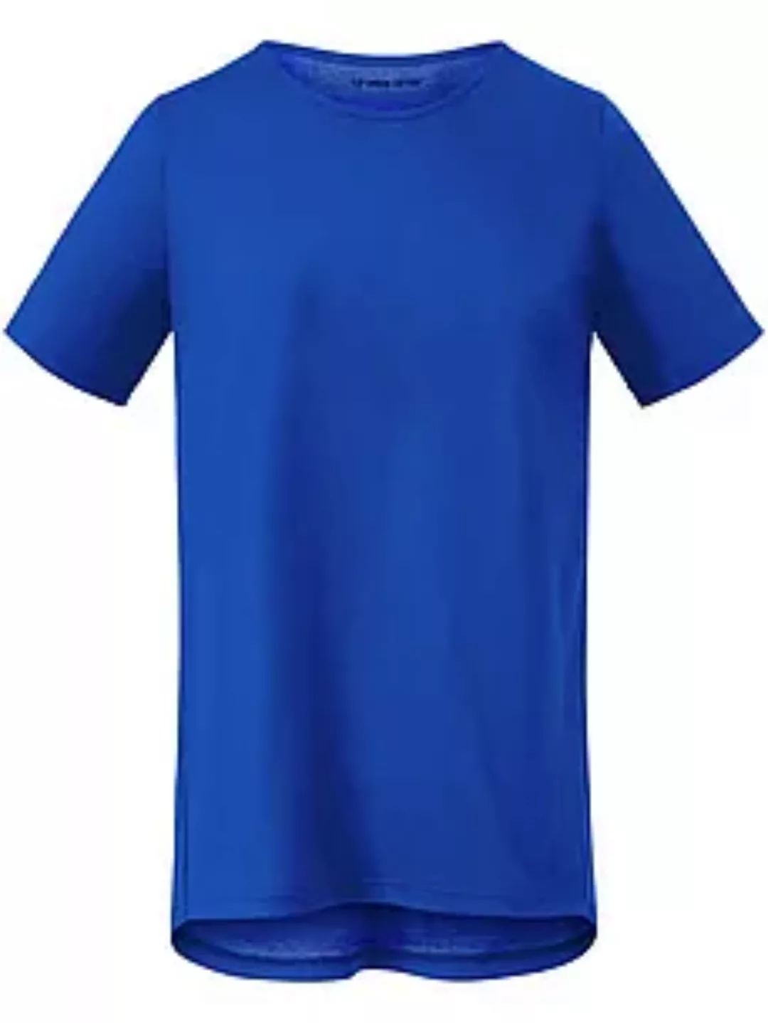 Rundhals-Shirt Benedikte Green Cotton blau günstig online kaufen