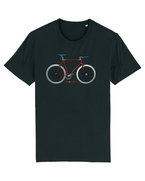 Ytwoo Unisex T-shirt Rennrad Rot Mit Blauem Sattel Französisch Bicyclette günstig online kaufen