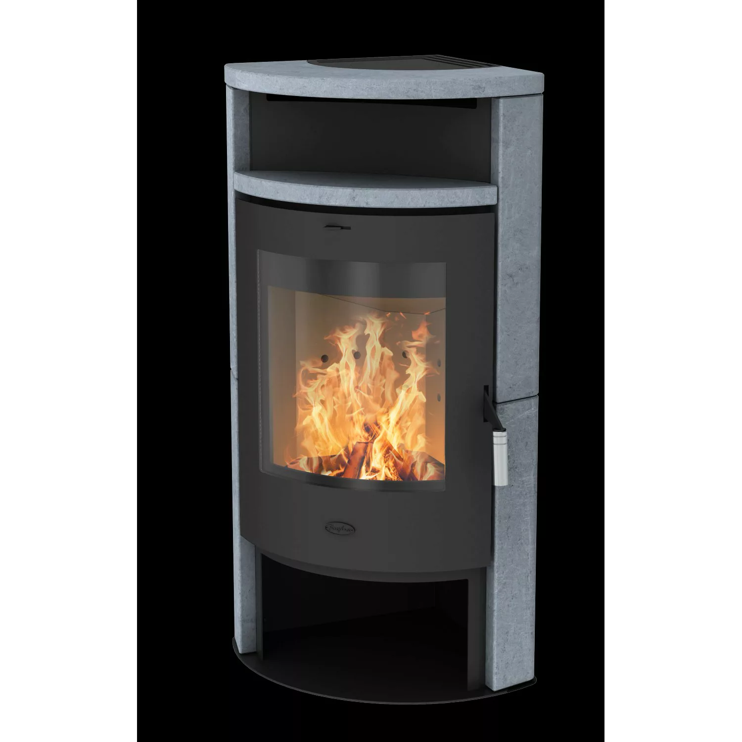 Fireplace Kaminofen Speckstein Schwarz 6 kW günstig online kaufen