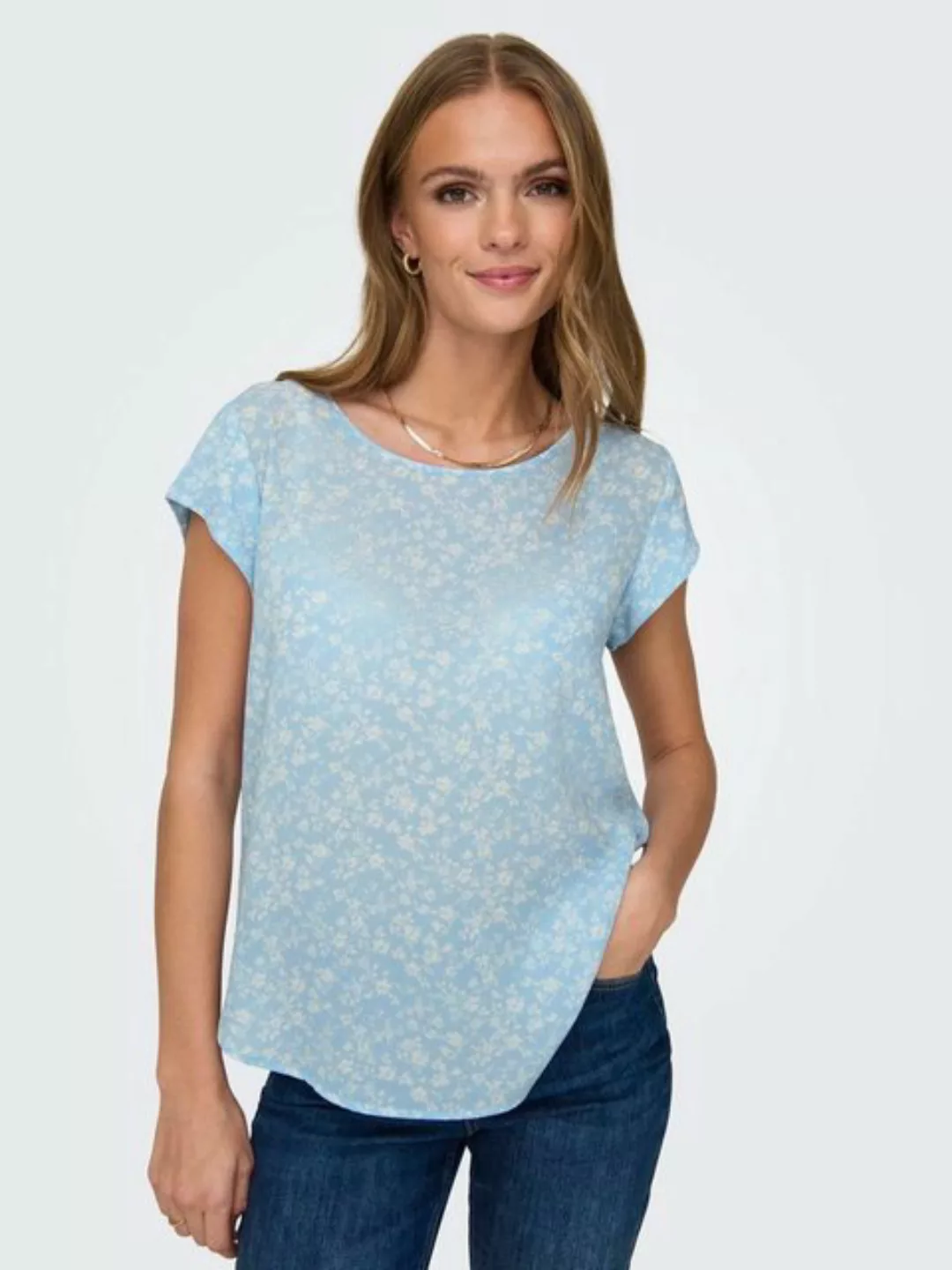 ONLY Shirtbluse ONLVIC S/S AOP TOP NOOS PTM mit Allover Druck günstig online kaufen