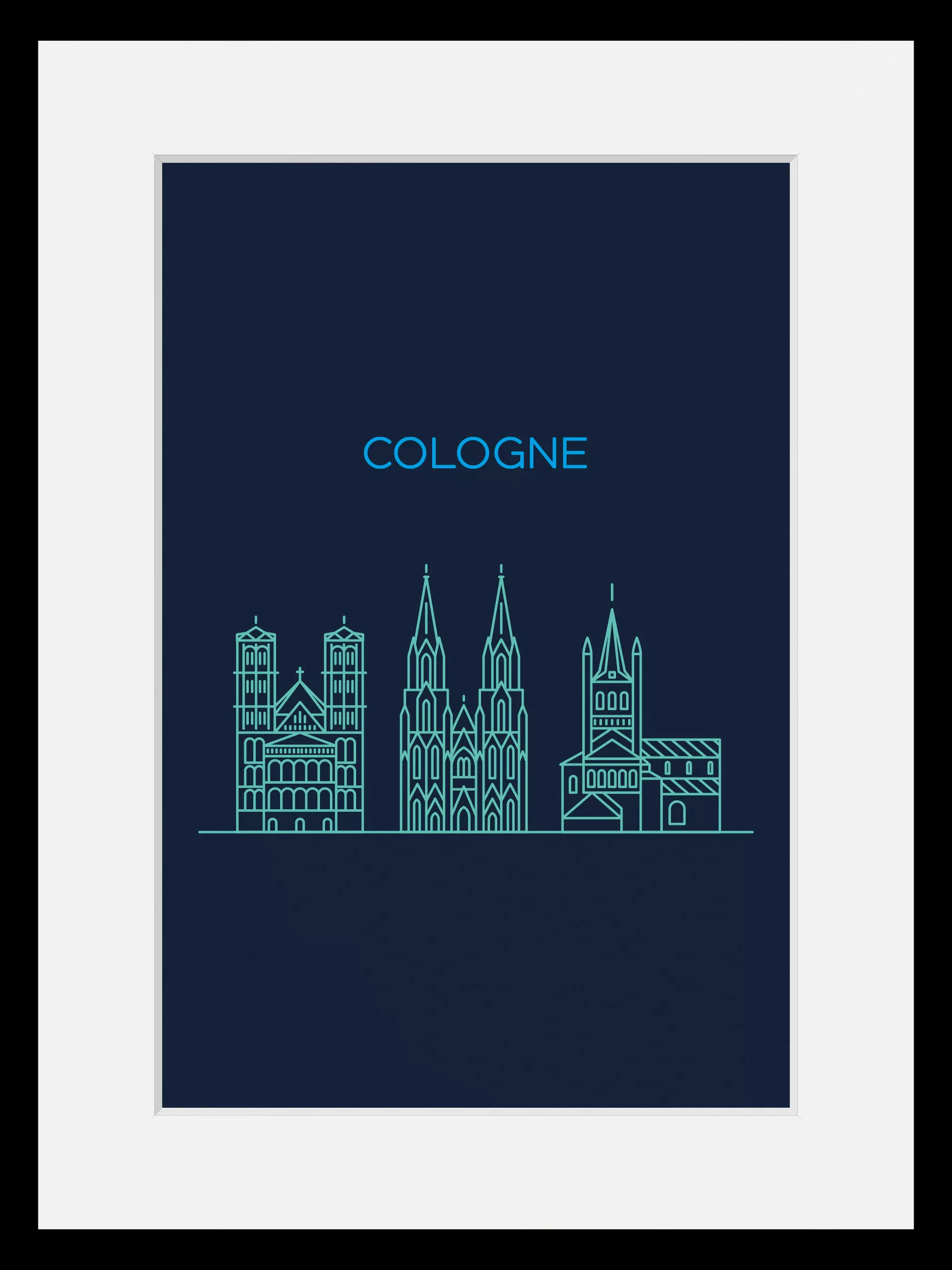 queence Bild »Cologne Sightseeing«, Städte, (1 St.) günstig online kaufen