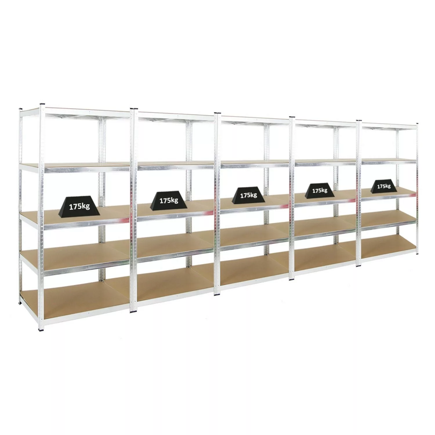 PROREGAL Mega Deal 5x Schwerlastregal Ragnar HxBxT 180 x 90 x 60 cm Fachlas günstig online kaufen