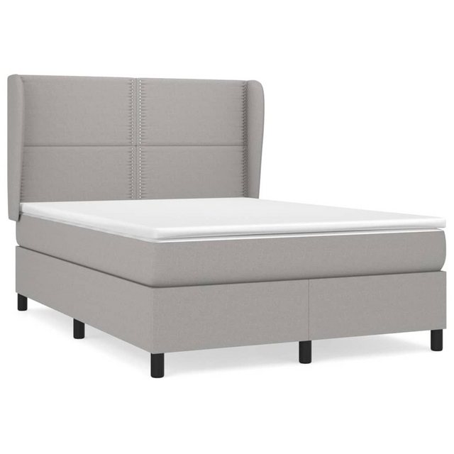 vidaXL Boxspringbett Bett Boxspringbett mit Matratze & Topper Stoff verschi günstig online kaufen