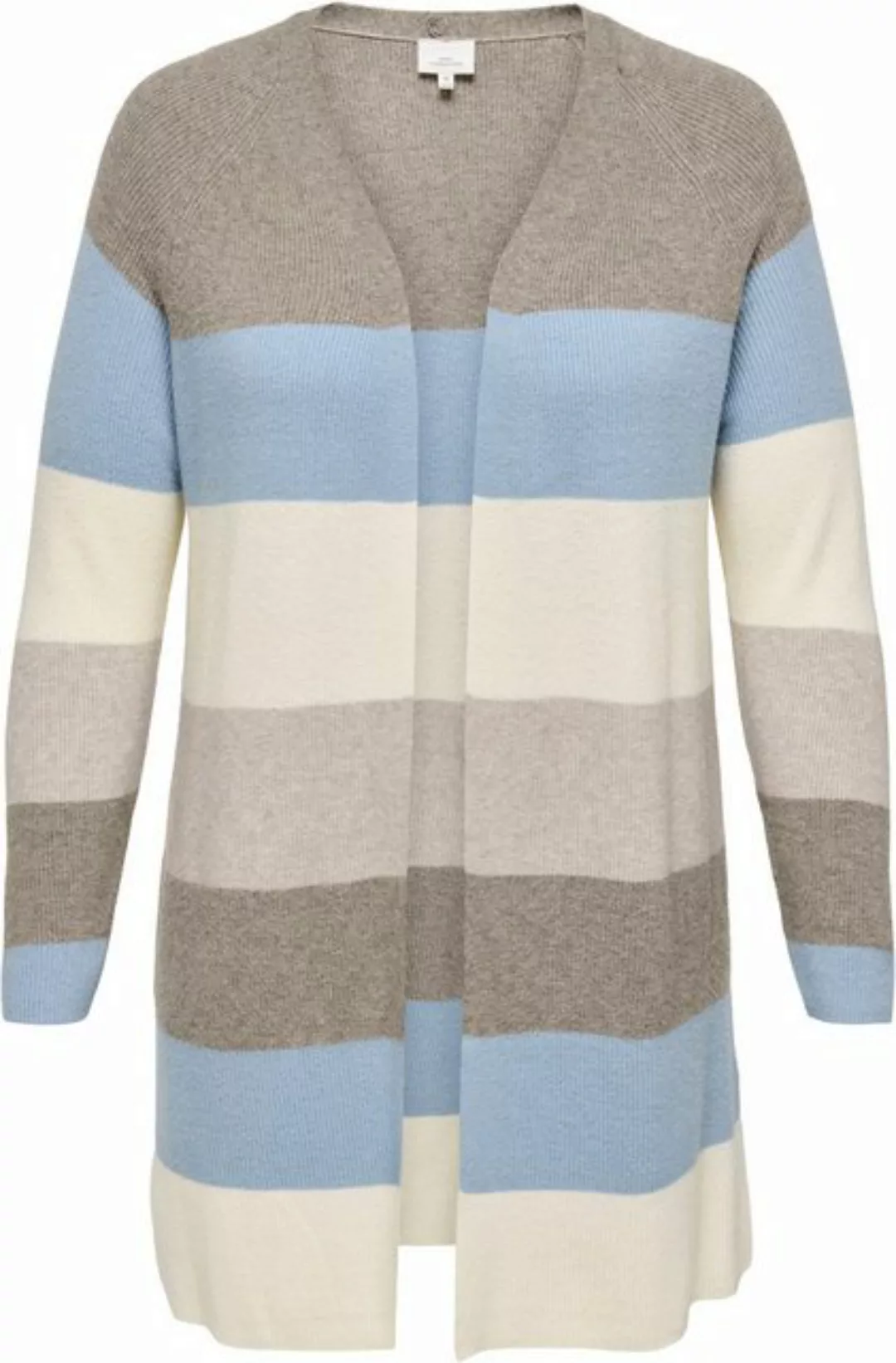 ONLY CARMAKOMA Strickjacke CARATIJA L/S STRIPE CARDIGAN KNT günstig online kaufen