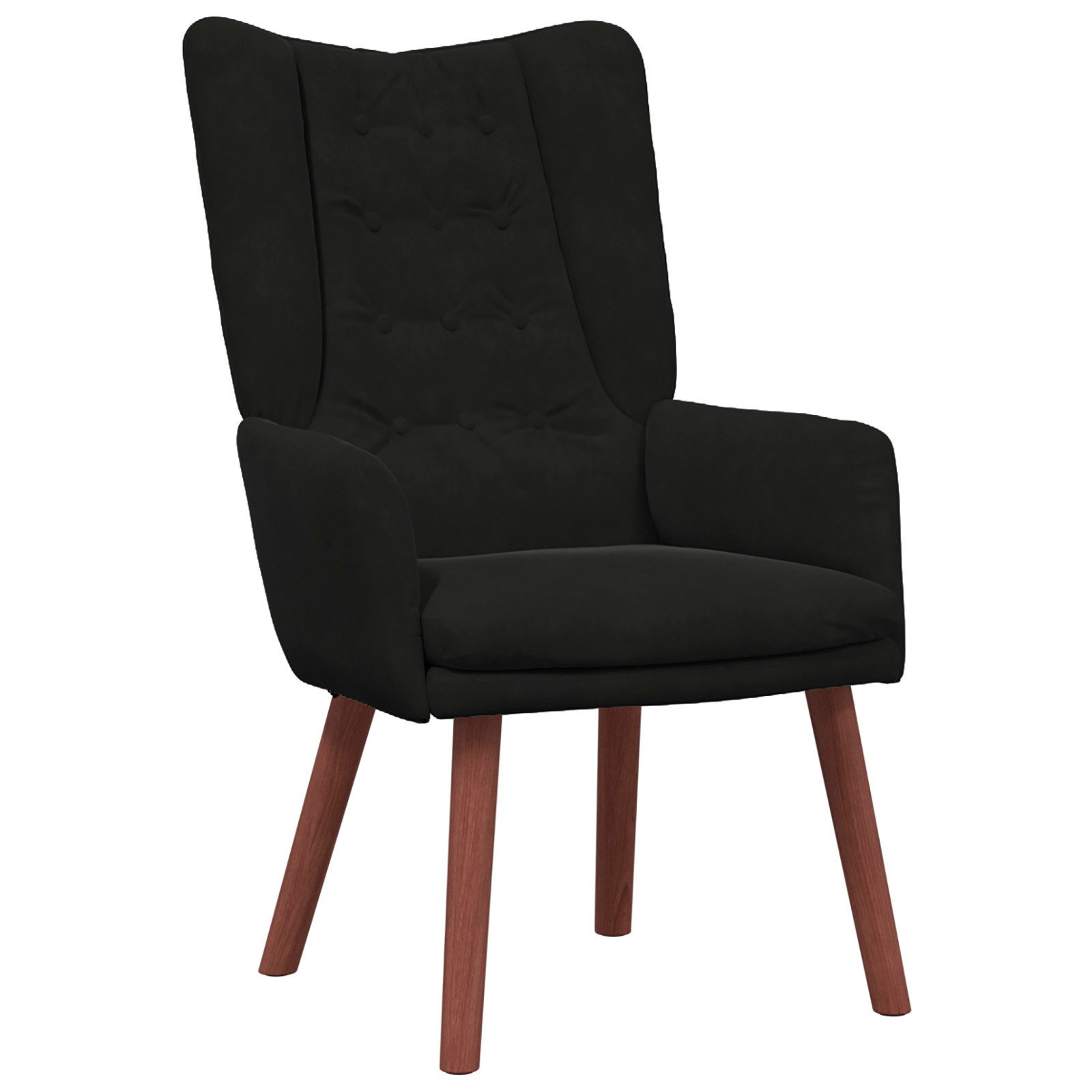 vidaXL Sessel Relaxsessel Schwarz Samt (1-St) günstig online kaufen