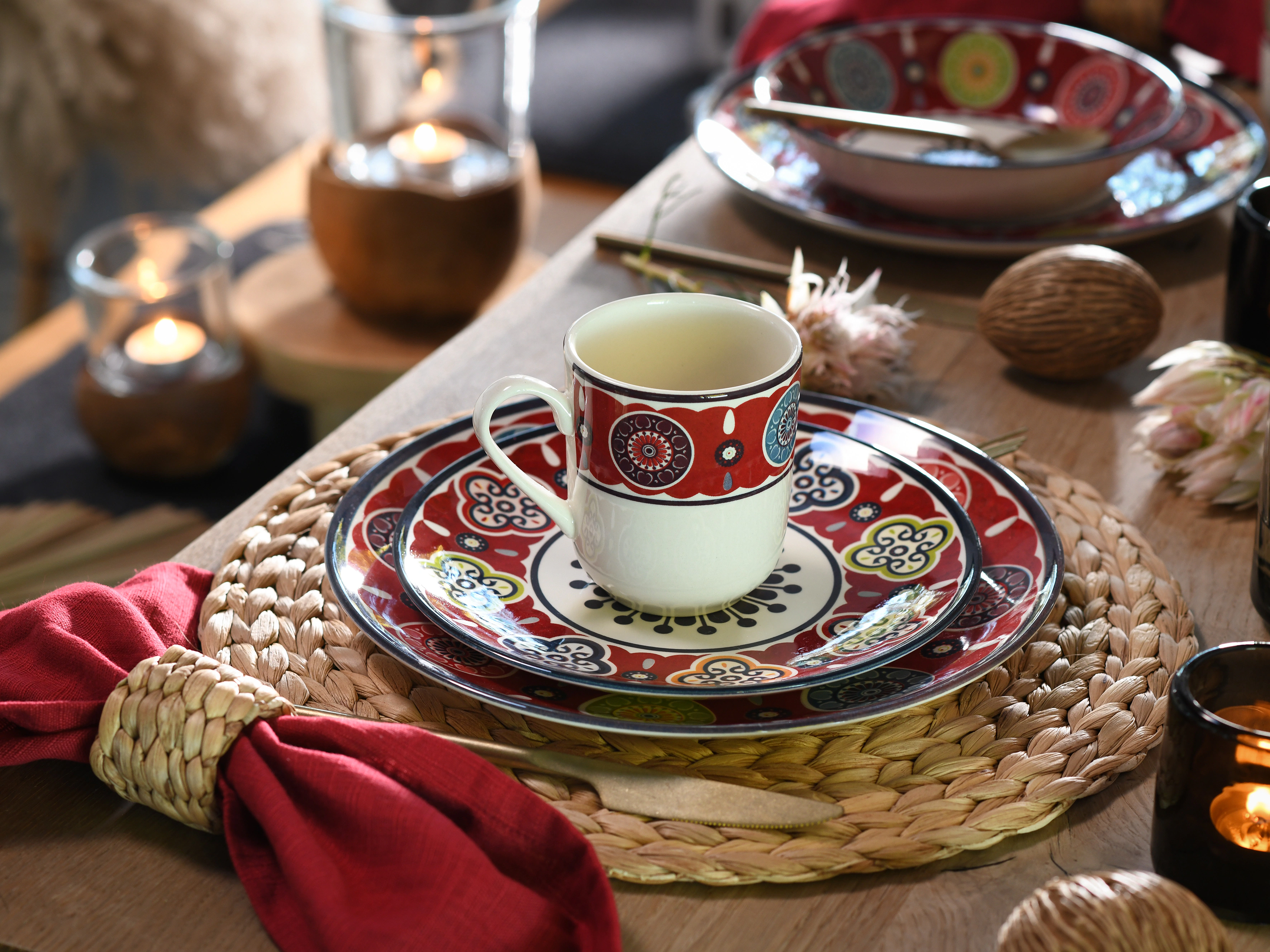 CreaTable Kombiservice »Sumaya, Kombi-Service 16-tlg«, (Set, 16 tlg.), Mand günstig online kaufen