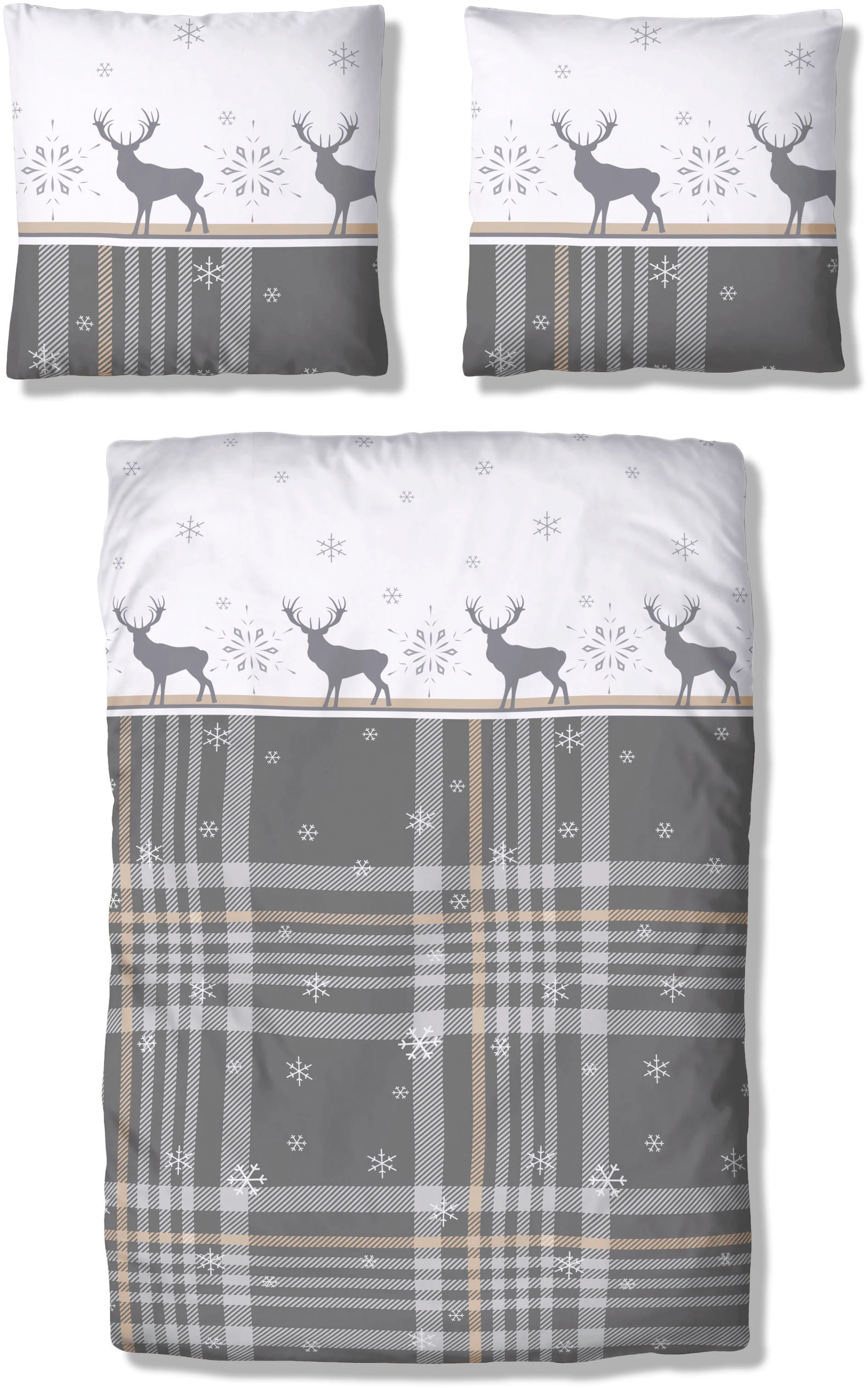 my home Bettwäsche »Wenda«, in Qualitäten PolyCotton (kühlend) + Biber (wär günstig online kaufen