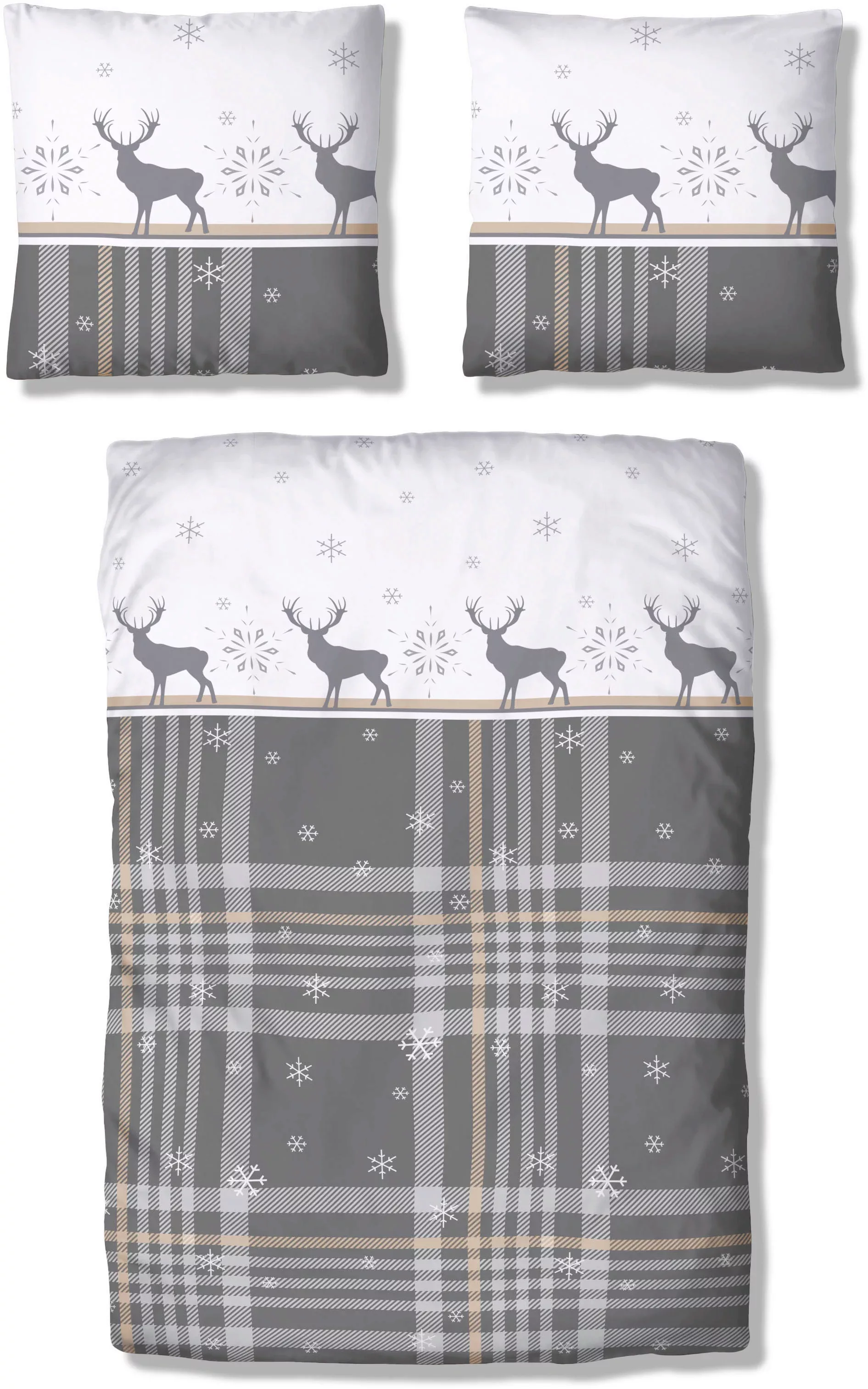 my home Bettwäsche »Wenda«, in Qualitäten PolyCotton (kühlend) + Biber (wär günstig online kaufen