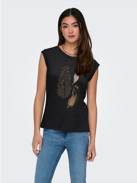 ONLY Kurzarmshirt FEEL/FEATHERS TOP BOX CS JRS günstig online kaufen