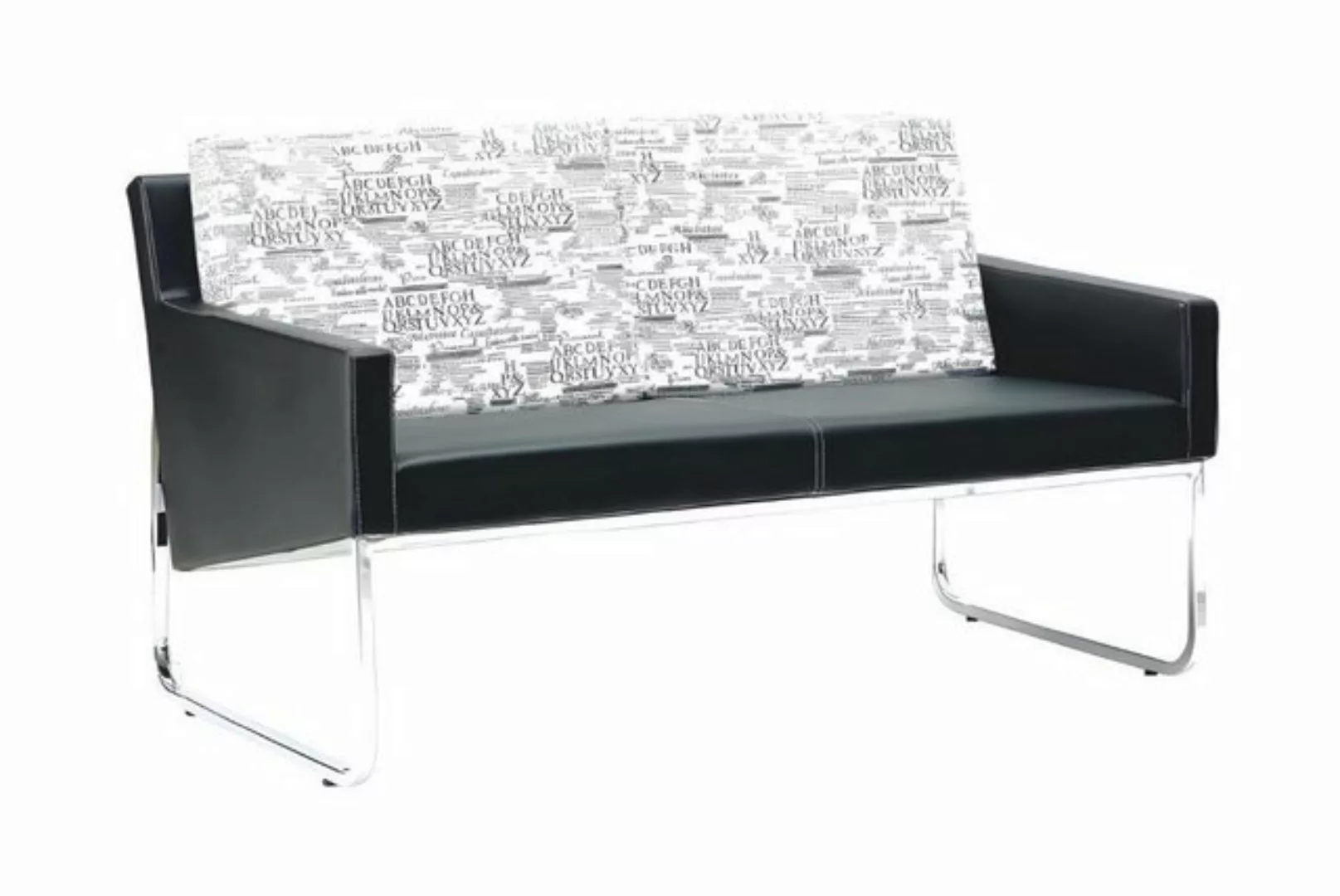 JVmoebel 2-Sitzer Sofa 2 Sitzer Leder Sofas Couch Polster Garnitur Büromöbe günstig online kaufen