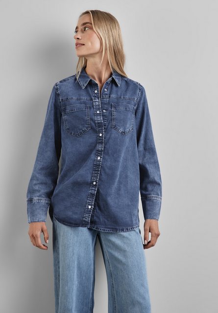 STREET ONE Jeansbluse, mit durchgehender Knopfleiste vorn günstig online kaufen