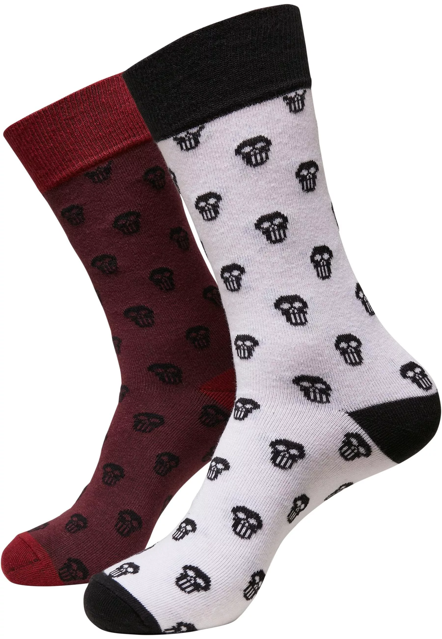 URBAN CLASSICS Basicsocken "Urban Classics Unisex Skull Allover 2-Pack", (1 günstig online kaufen