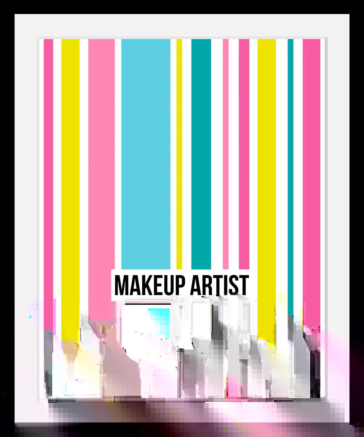 queence Bild »Makeup Artist«, in 3 Größen, gerahmt günstig online kaufen