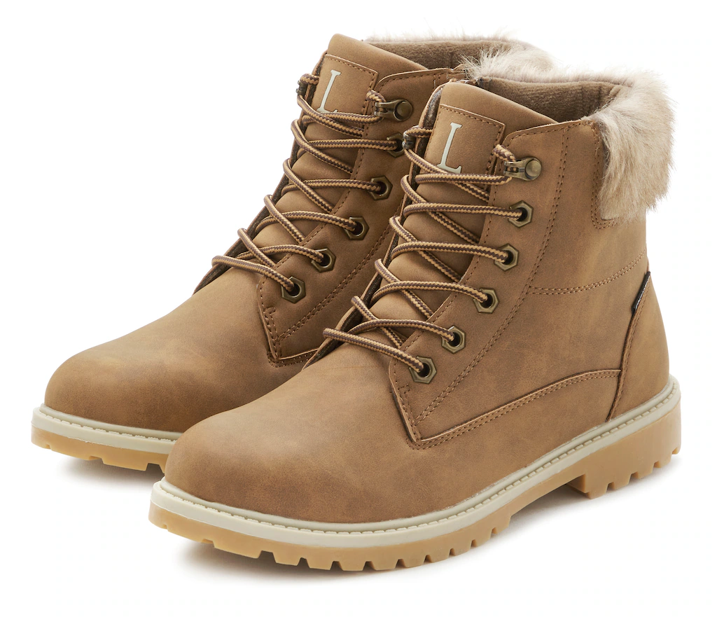 LASCANA Stiefelette, wind- & wasserabweisend,Winterboots, Outdoorstiefel, W günstig online kaufen