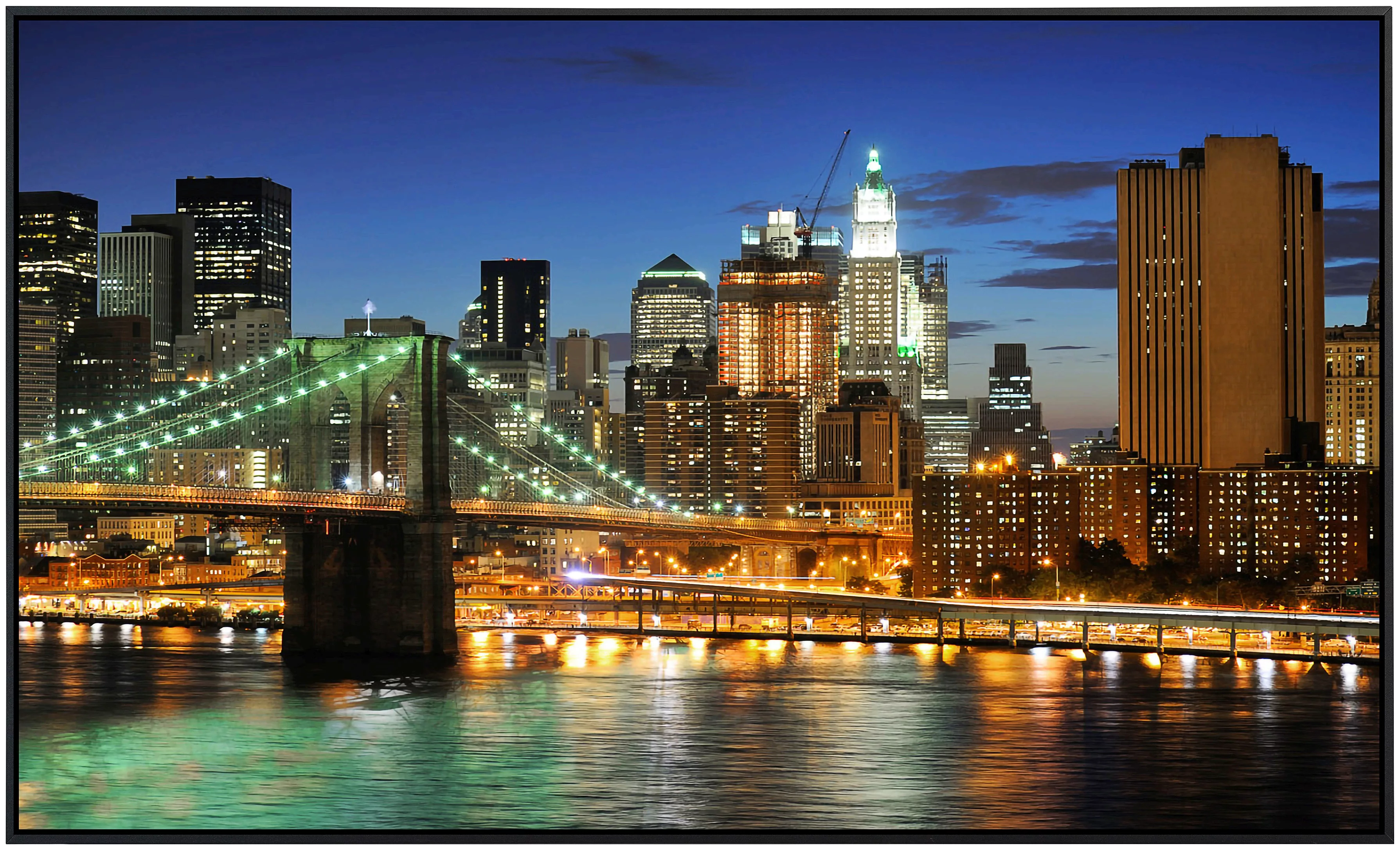 Papermoon Infrarotheizung »New York bei nacht«, sehr angenehme Strahlungswä günstig online kaufen