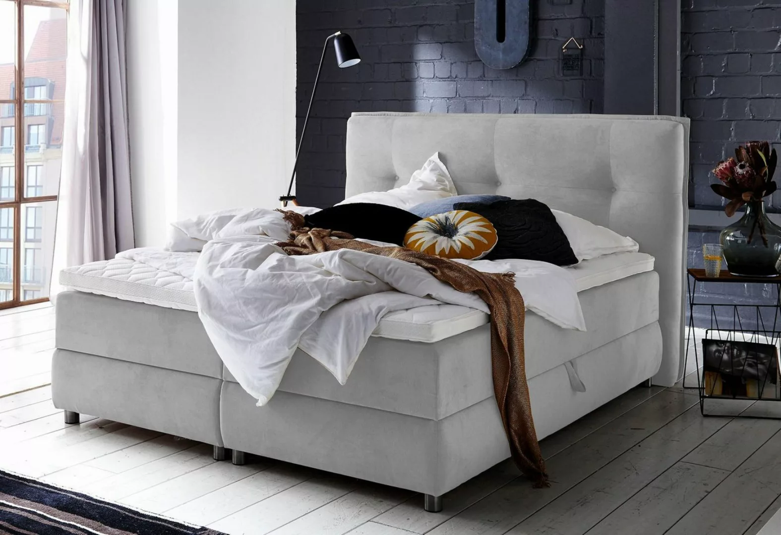 ATLANTIC home collection Boxspringbett "Tilo" günstig online kaufen