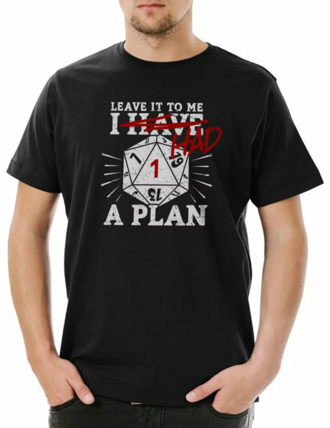 Urban Backwoods Print-Shirt RPG I Had A Plan Herren T-Shirt Pen Paper D&D D günstig online kaufen