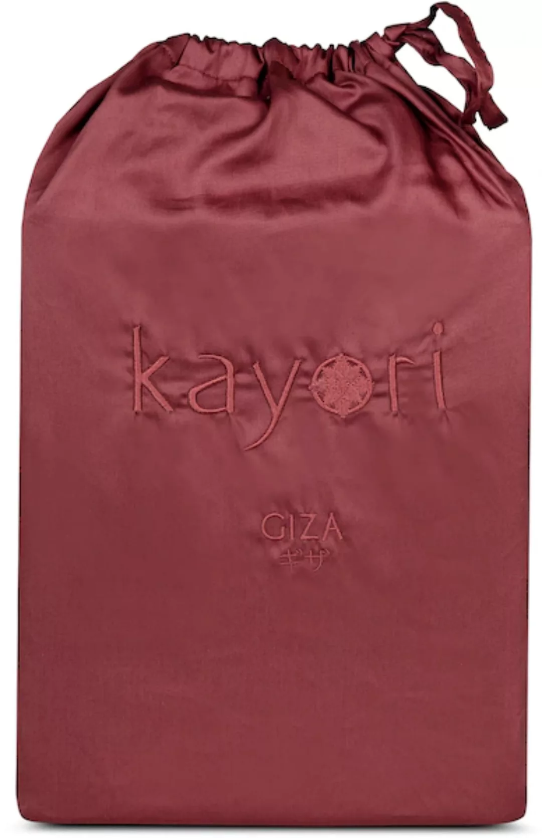 kayori Spannbettlaken »Giza«, 100% Baumwolle-Satin günstig online kaufen