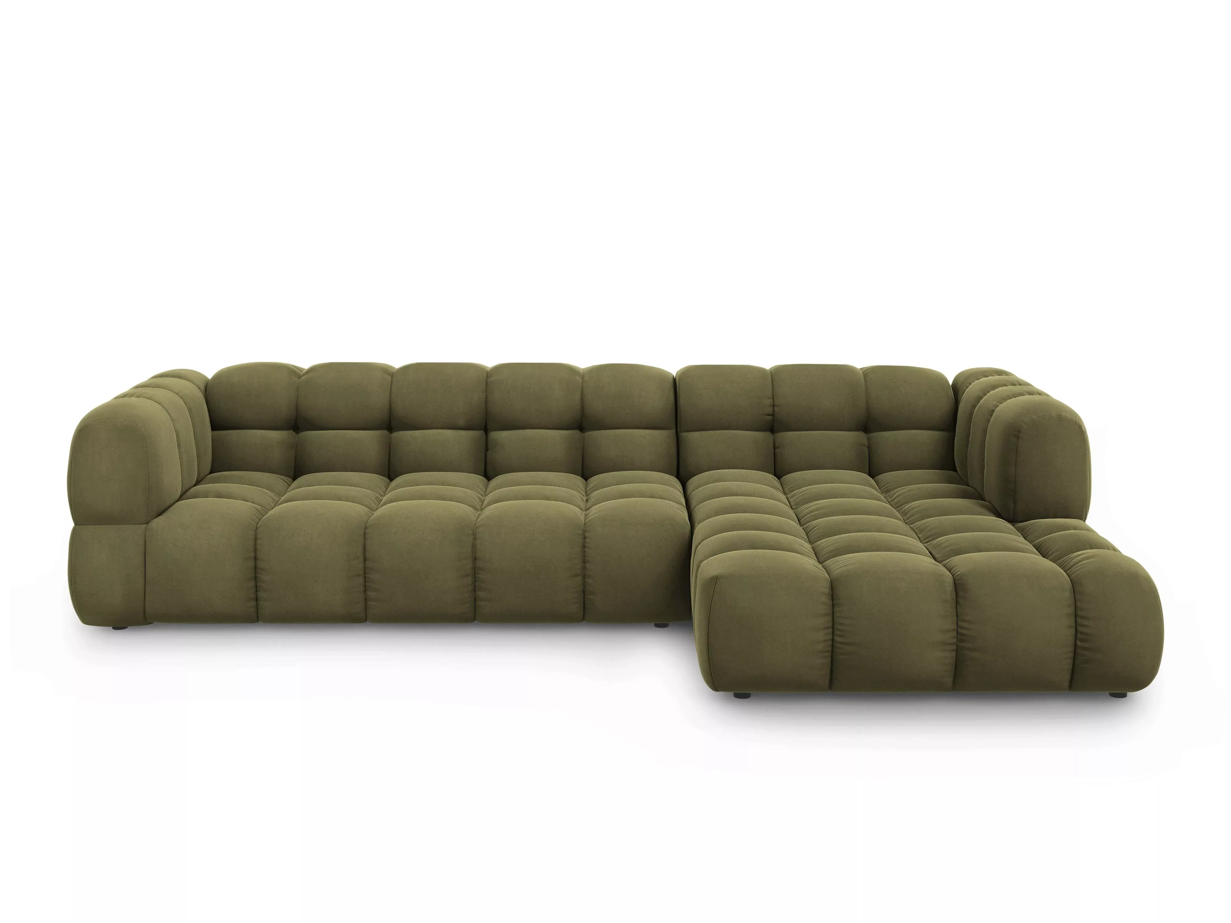 Cosmopolitan Design | 4-Sitzer-Ecksofa Sky rechts Samt günstig online kaufen