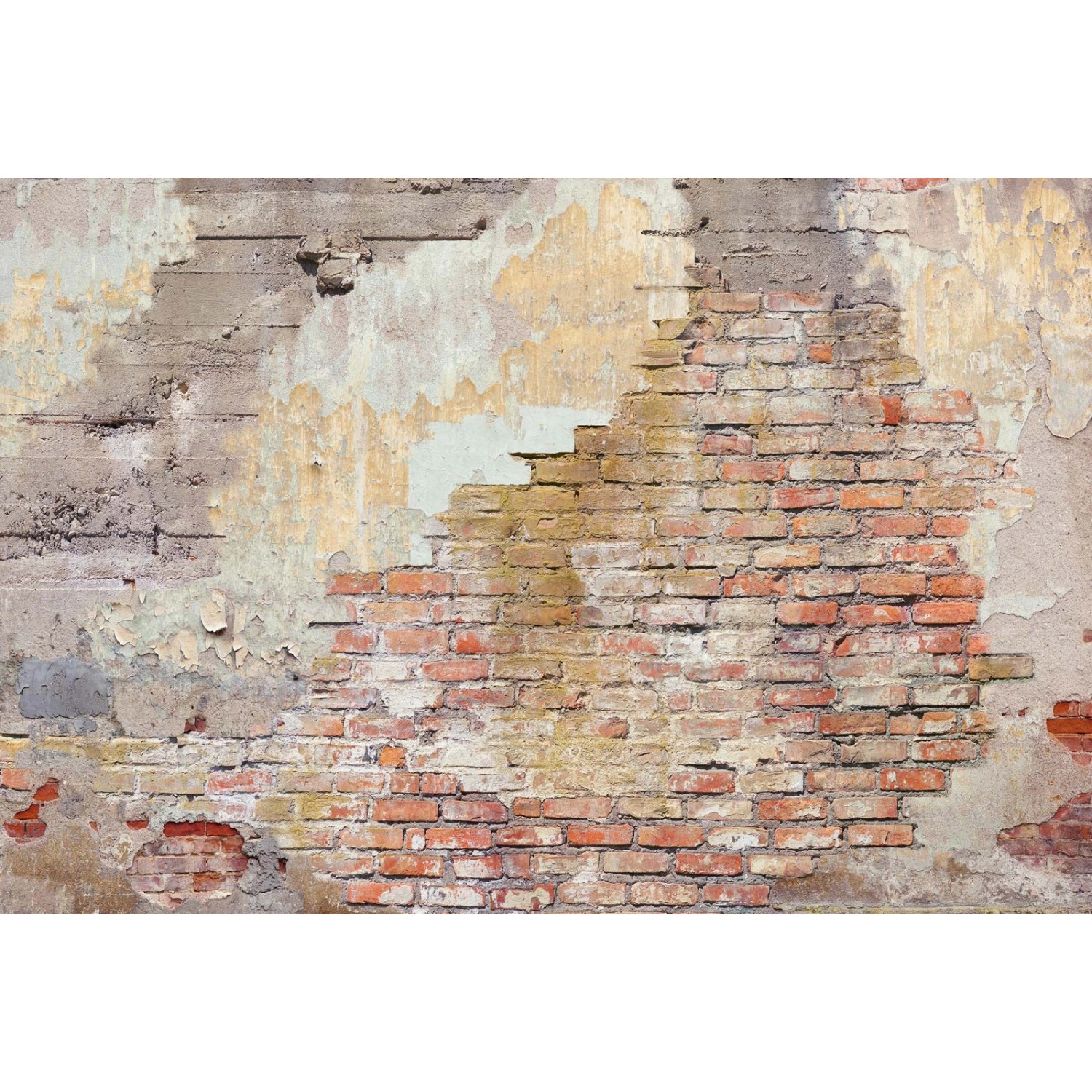 Bricoflor Backstein Tapete mit Alte Mauer Fototapete mit Steinmauer Ideal f günstig online kaufen