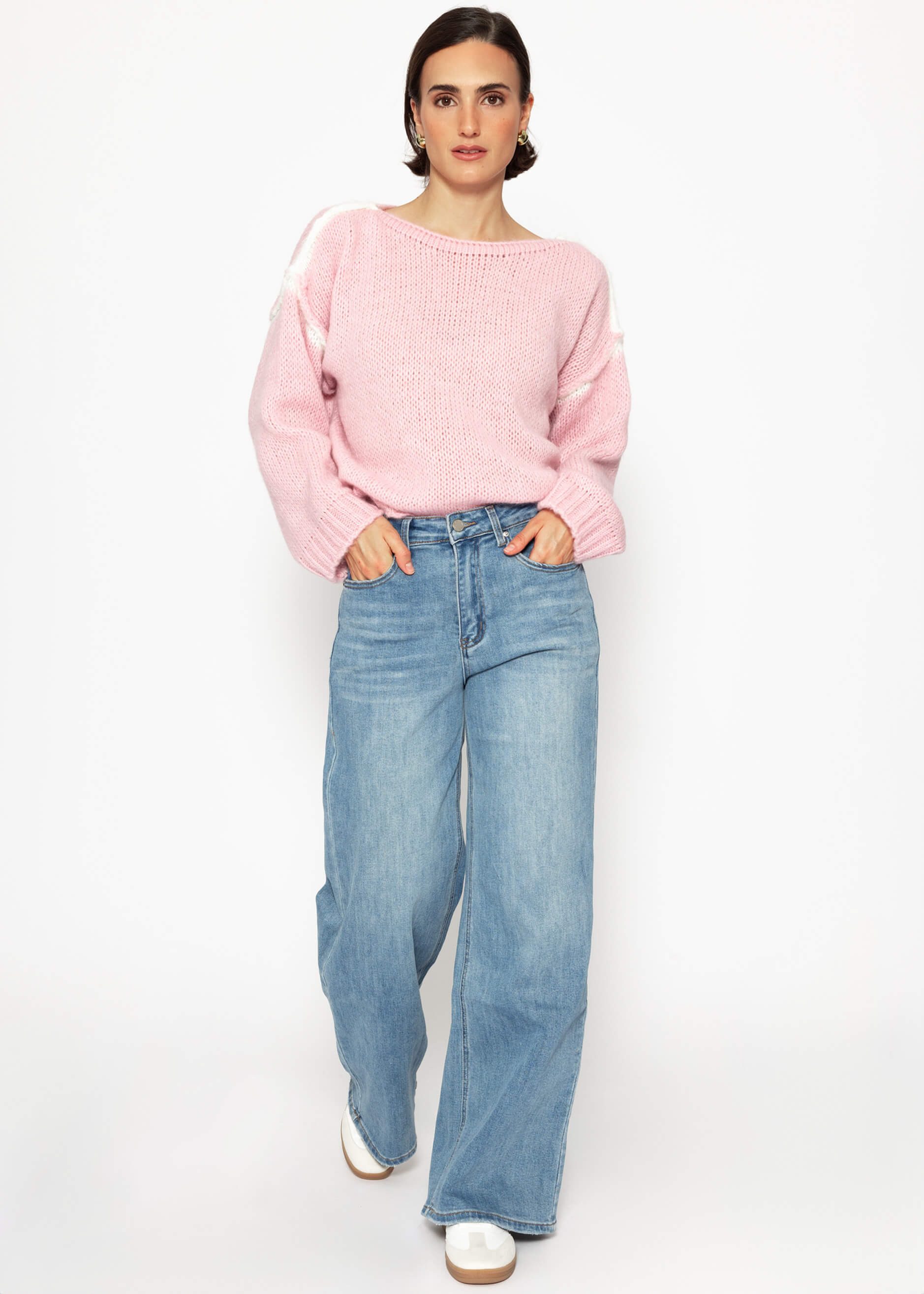 SASSYCLASSY Strickpullover Oversize Pullover Damen mit günstig online kaufen