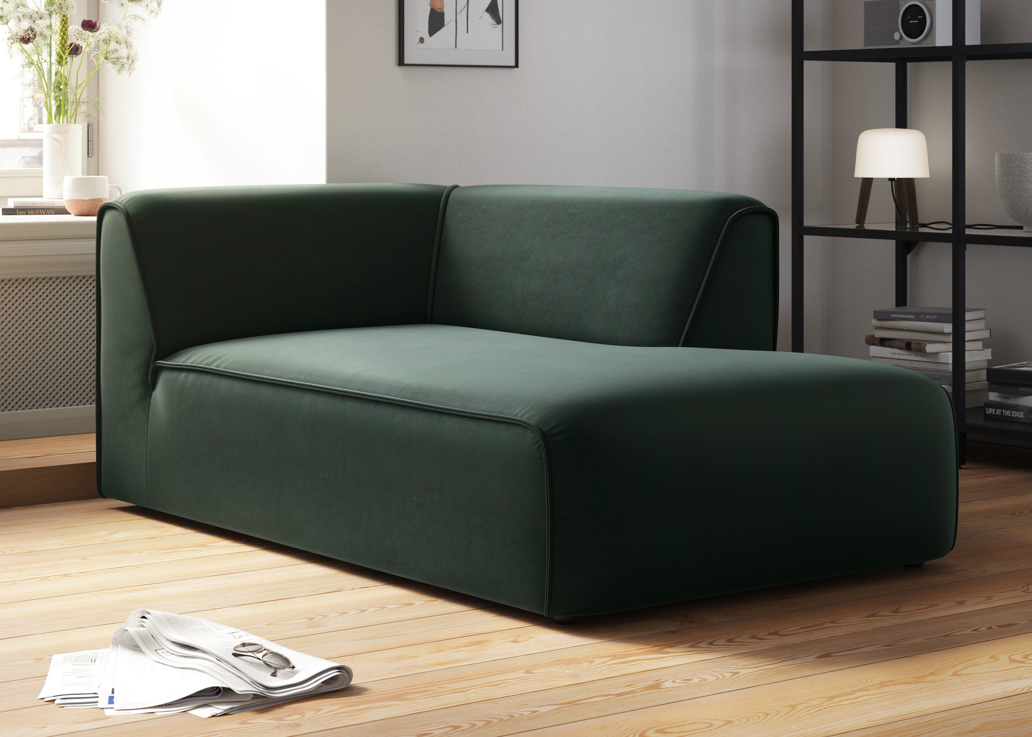 RAUM.ID Ottomane "Merid Chaiselongue, Maße B/T/H: 100/162/70 cm", als Modul günstig online kaufen