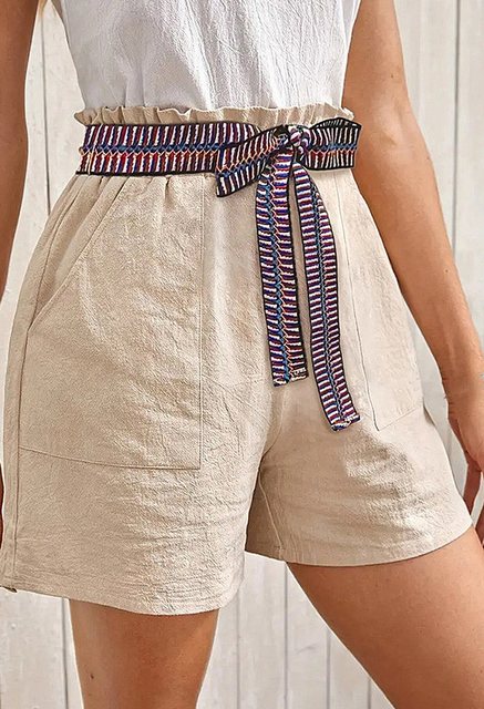 CHENIN Relaxshorts Einfarbige, lockere freizeithose für damen mit taschensh günstig online kaufen