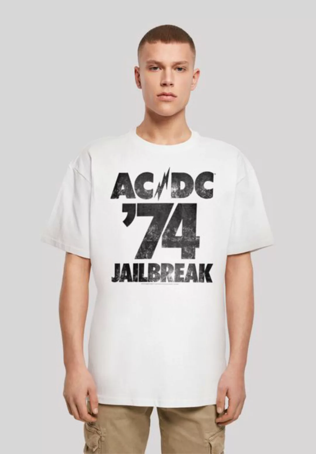 F4NT4STIC T-Shirt ACDC Rock Band Shirt Jailbreak 74 Print günstig online kaufen