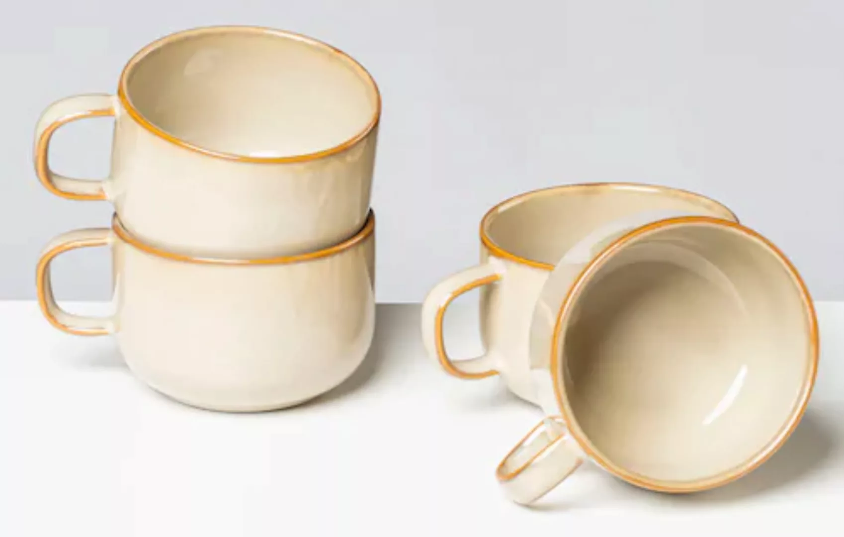 gipfelstück Tasse »Nebelwald«, (Set, 4 tlg.), Scandi-Style, Reaktivglasur, günstig online kaufen