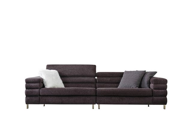 Xlmoebel 4-Sitzer Neu: Designer 4-Sitzer Sofa für das Wohnzimmer in Braun - günstig online kaufen