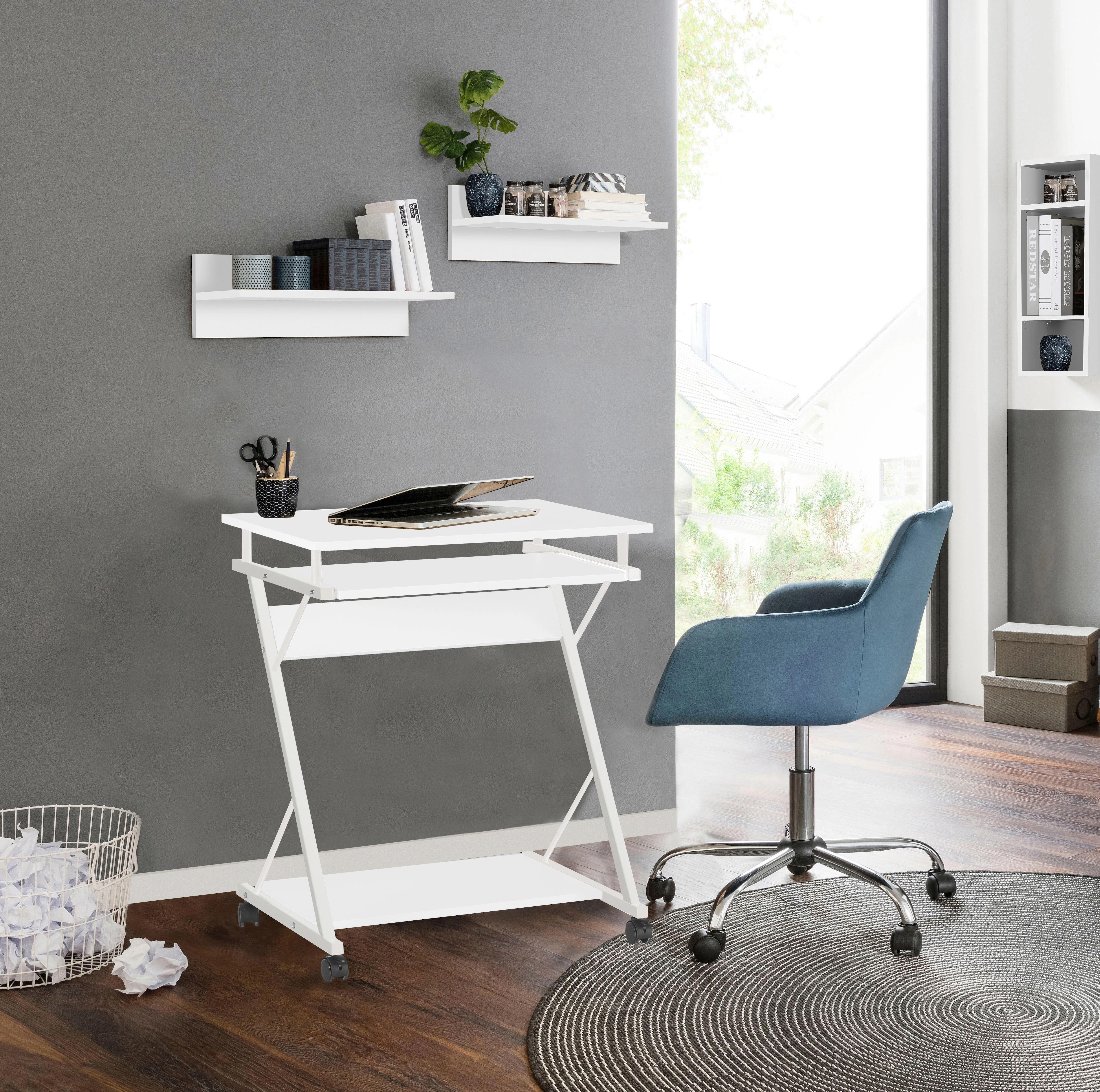 INOSIGN Computertisch "ERVIE, Rolltisch, Laptoptisch,", stabiles Metallgest günstig online kaufen