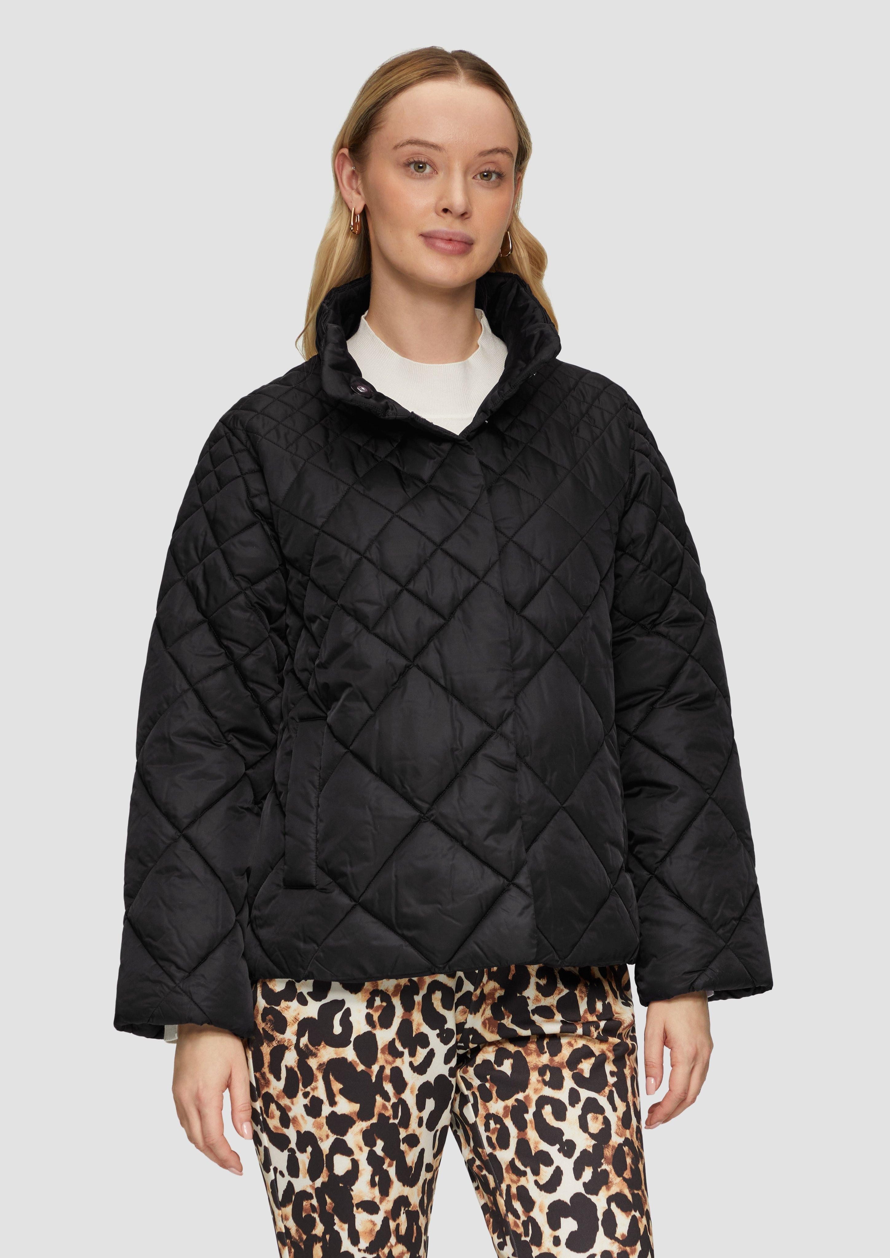 s.Oliver BLACK LABEL Funktionsjacke Ausgestellte Steppjacke günstig online kaufen