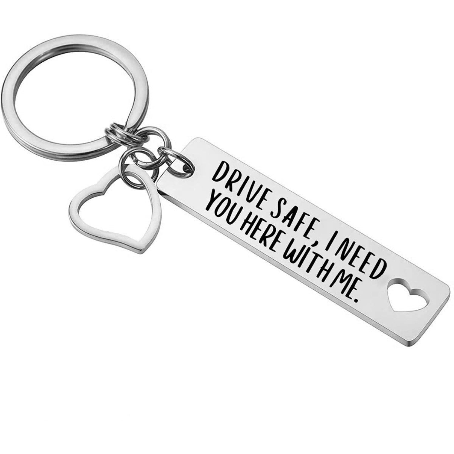 Geschenkehöhle Schlüsselanhänger mit Gravur Drive safe, günstig online kaufen