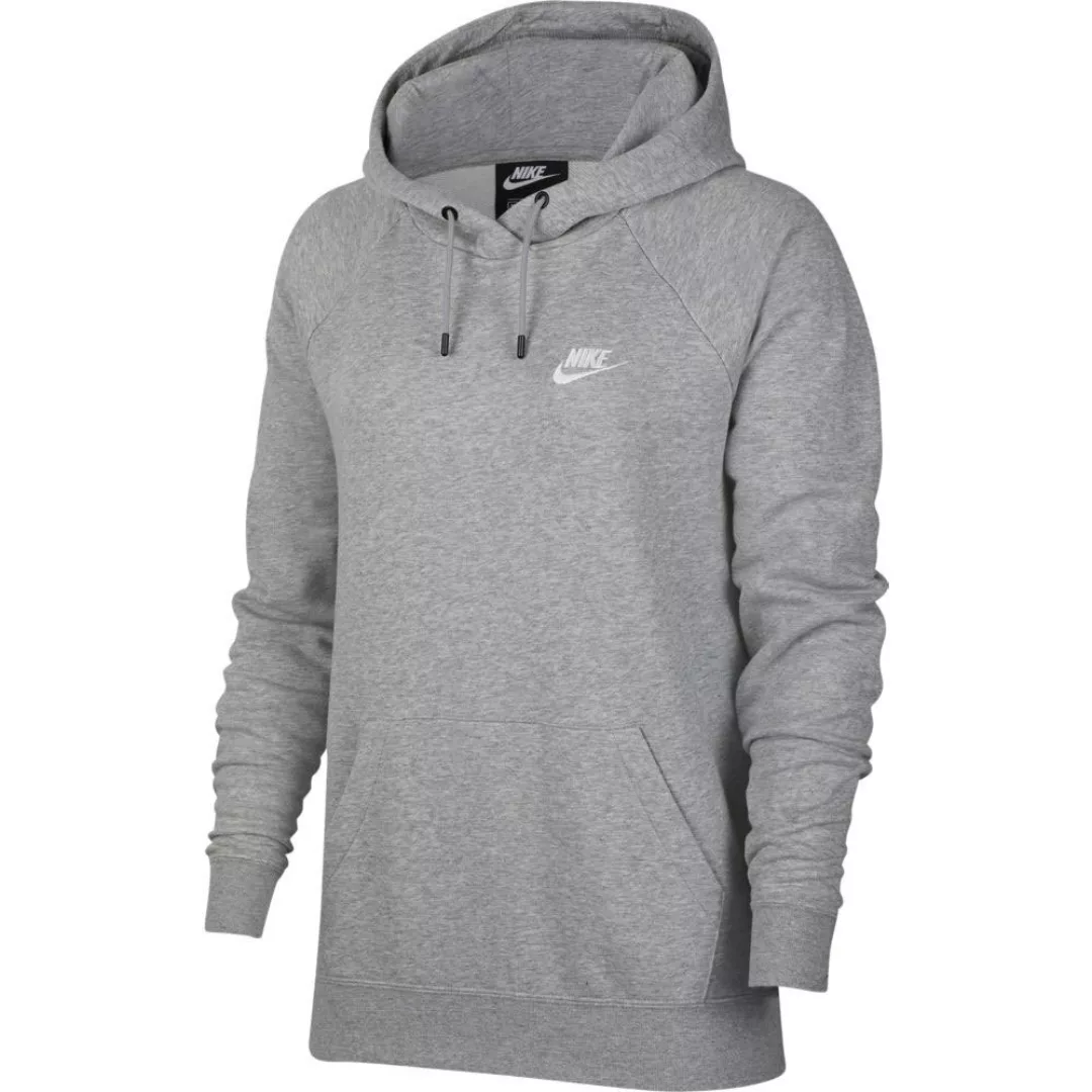 Nike Sportswear Essential Hbr Kapuzenpullover S Dark Grey Heather / White günstig online kaufen