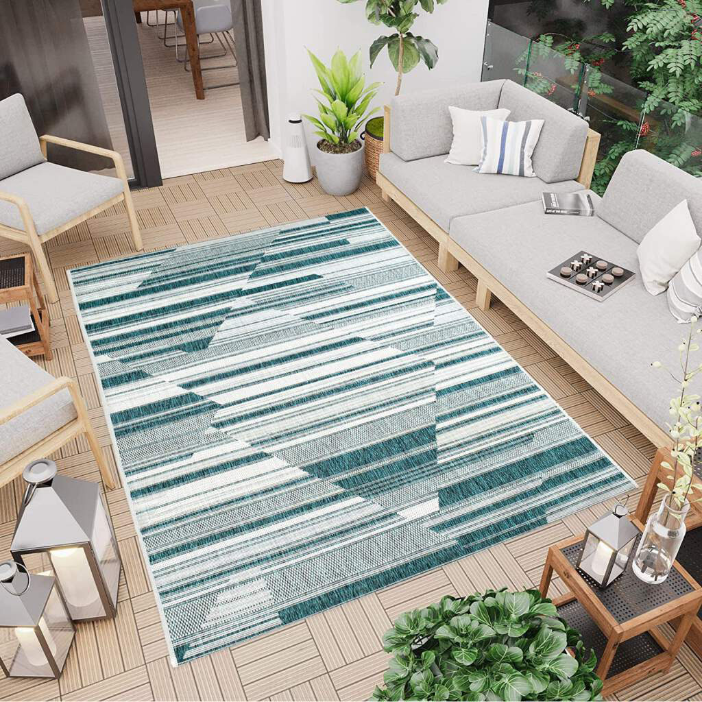 Carpet City Outdoorteppich »Outdoor 660«, rechteckig, 5 mm Höhe, In/- Outdo günstig online kaufen