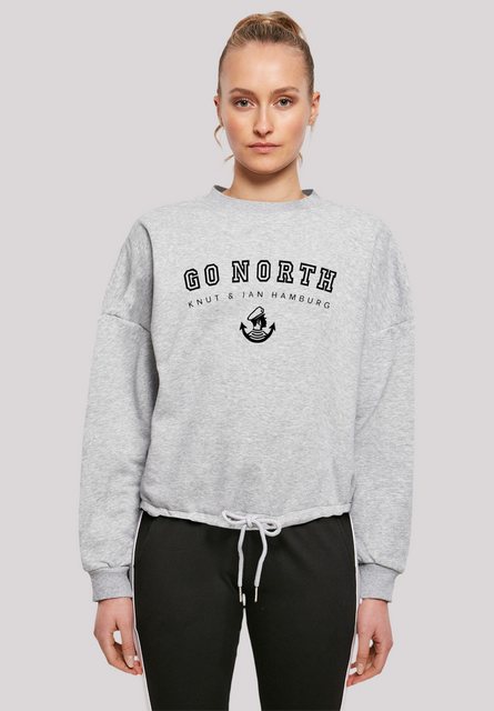 F4NT4STIC Sweatshirt "Go North Knut & Jan Hamburg", Print günstig online kaufen